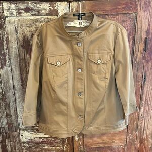 Tribal Studio Khaki Jacket.     Size L